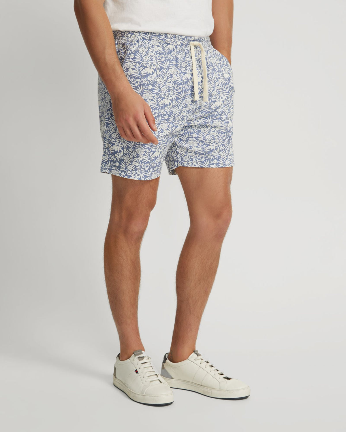 Toby Linen Cotton Printed Shorts