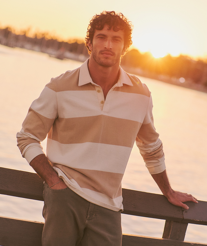 Sueded Rugby Polo