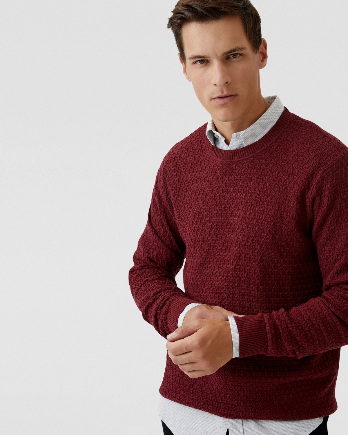 Toby Textured Cotton Knit
