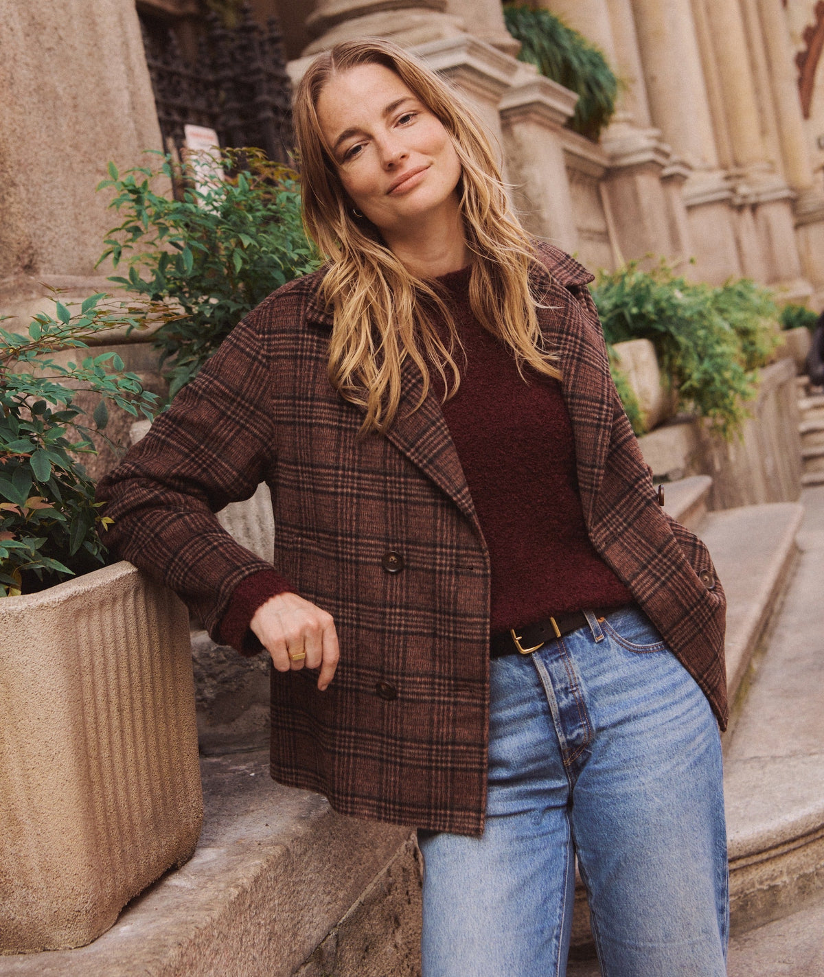 Valentina Wool Peacoat