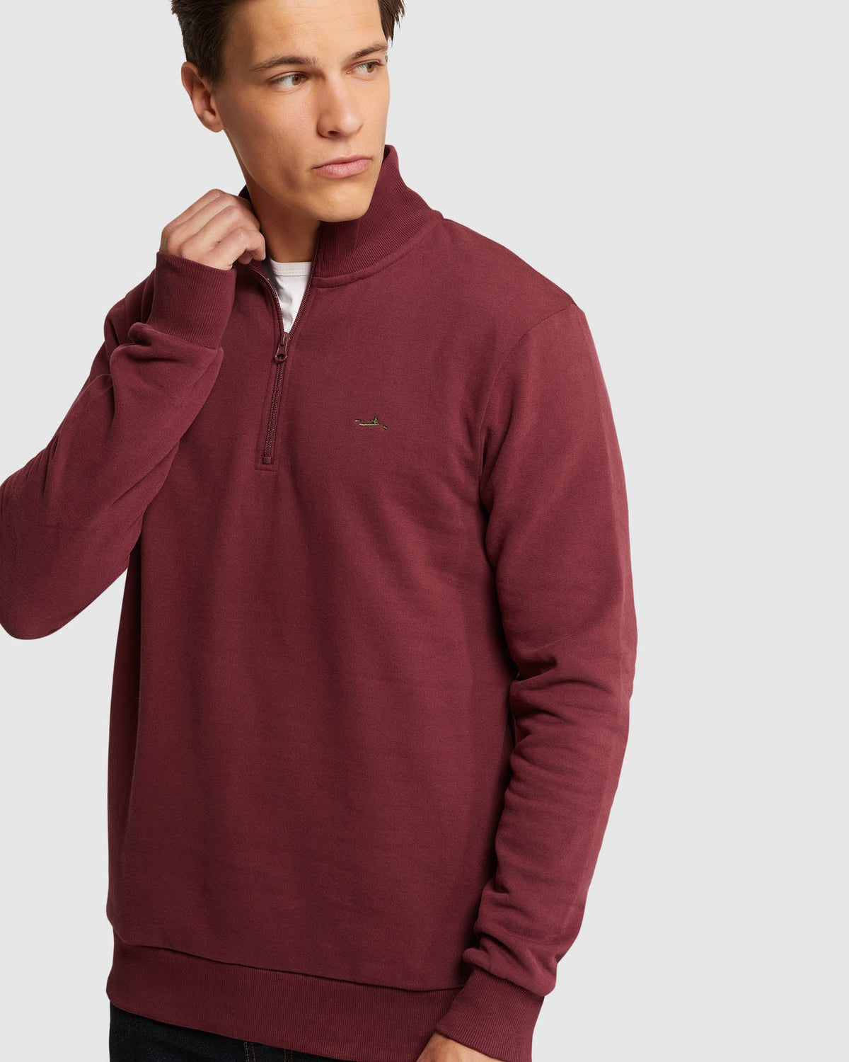 Wyatt Zip Neck Sweater Shirt