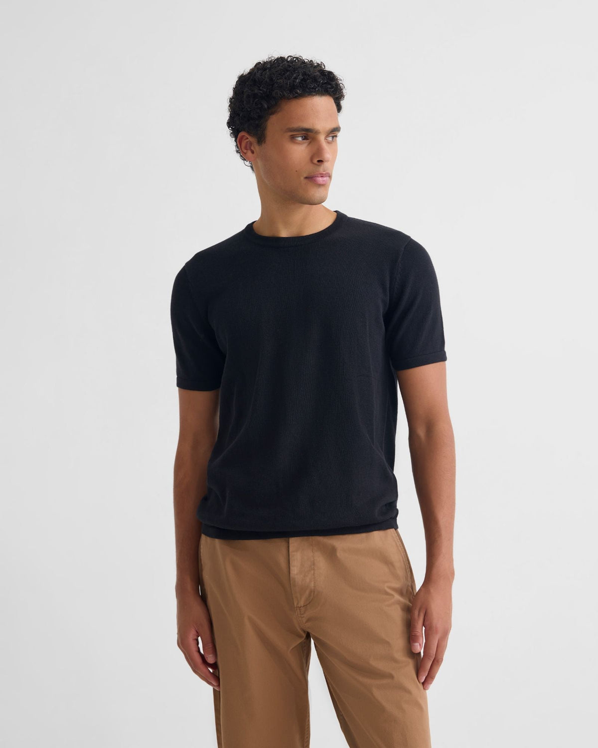 Theo Knitted T Shirt