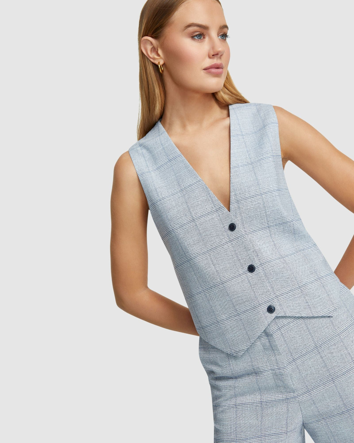 Vienna Eco Checked Suit Waistcoat