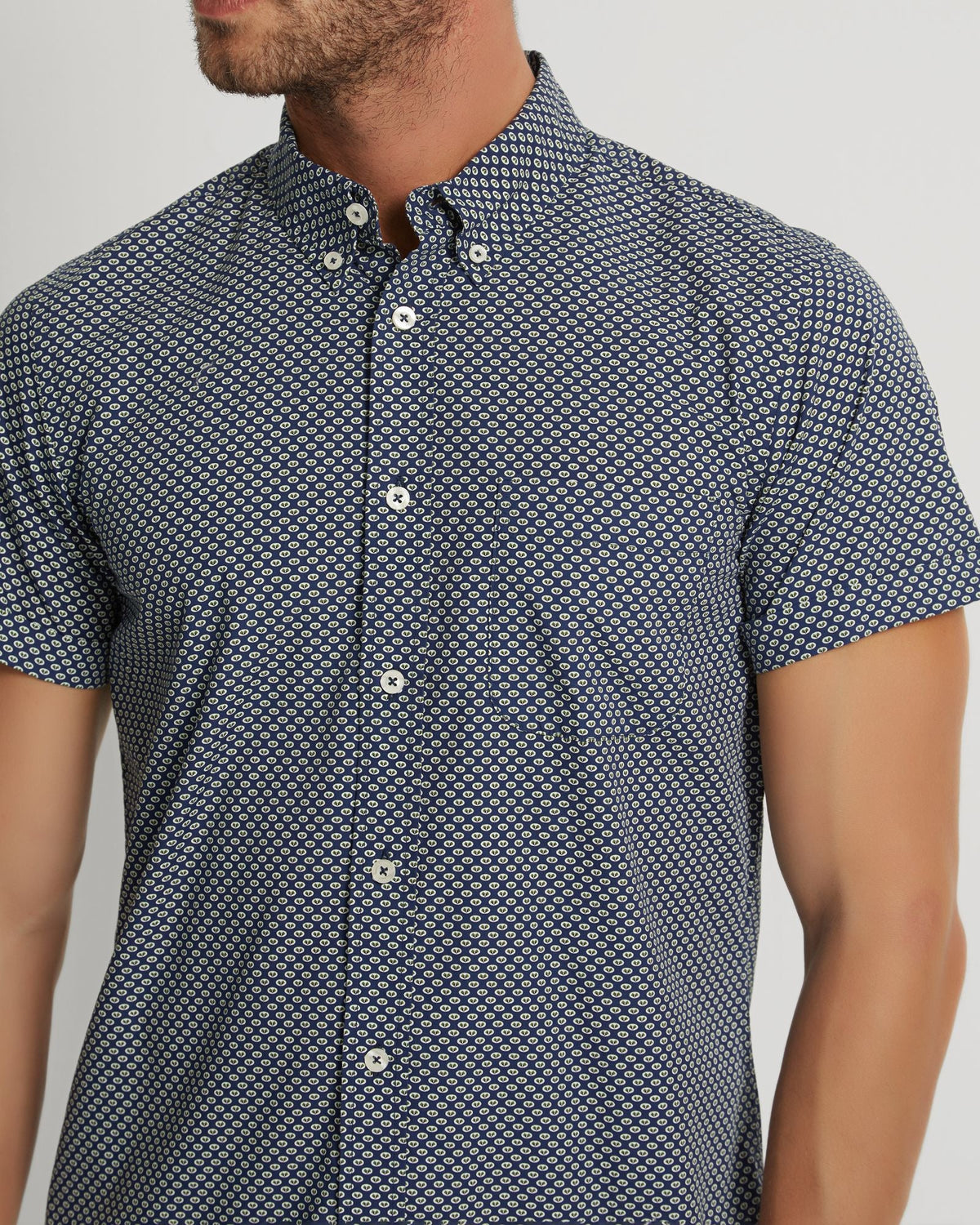 Tottenham Cotton Printed Short Sleeve Shirt