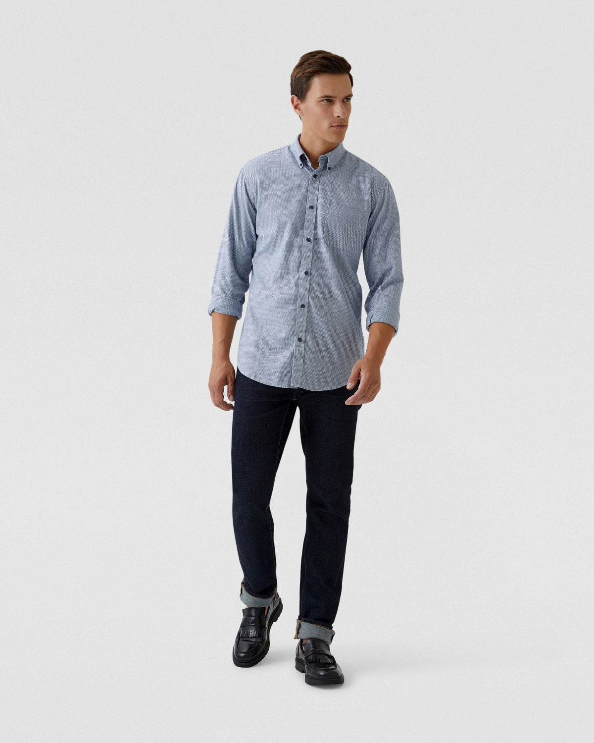 Uxbridge Micro Houndstooth Shirt