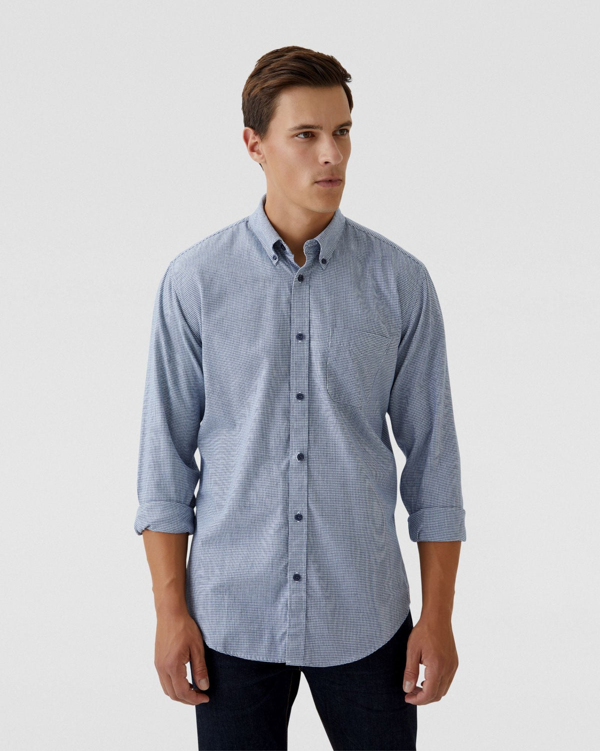 Uxbridge Micro Houndstooth Shirt