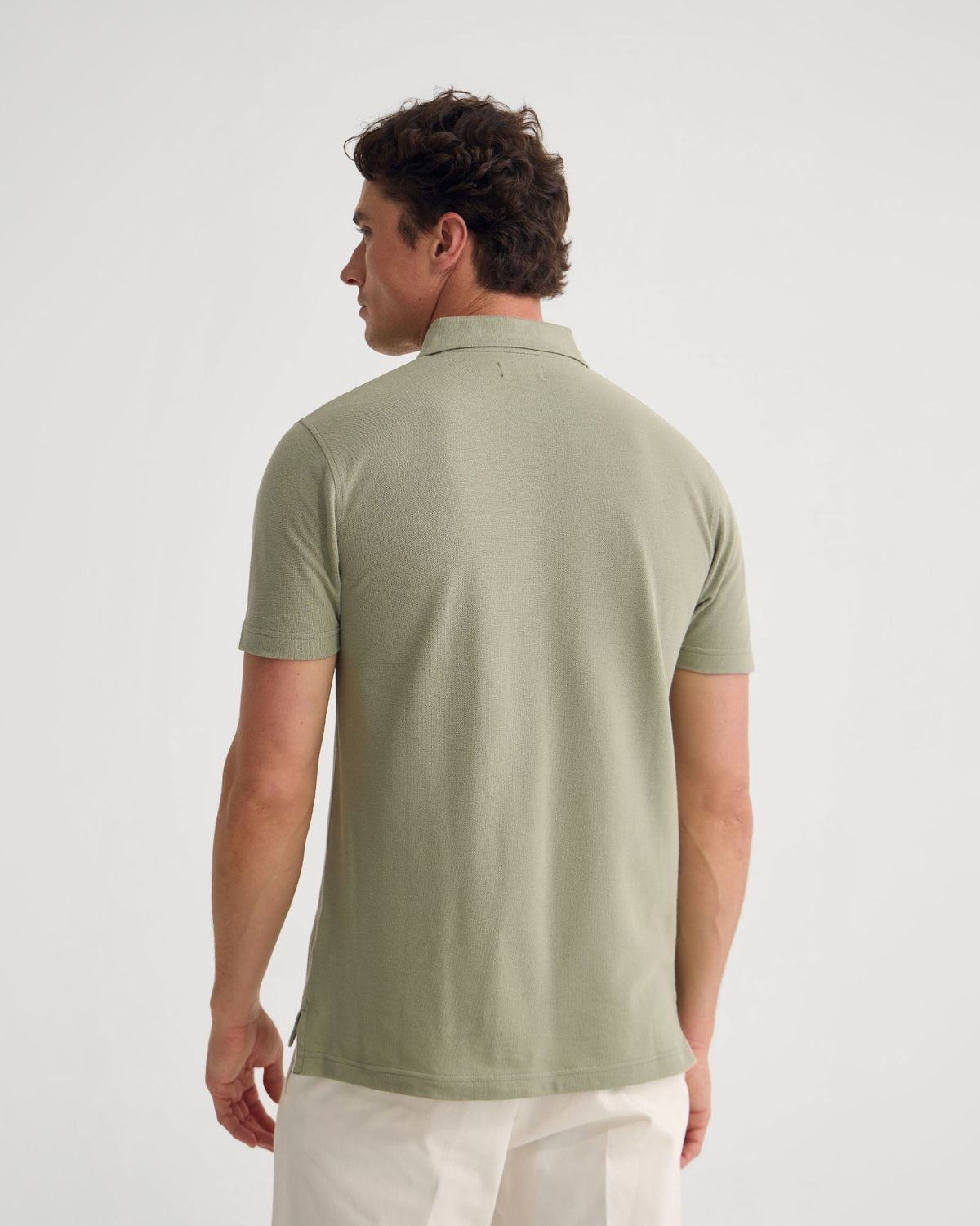 Theo Organic Cotton Pique Polo