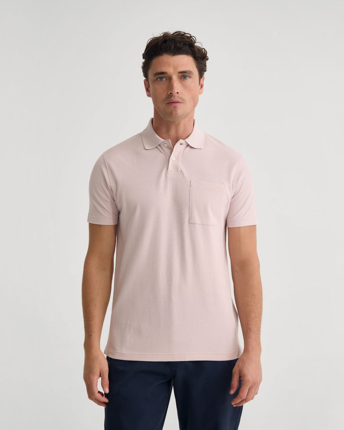 Theo Organic Cotton Pique Polo