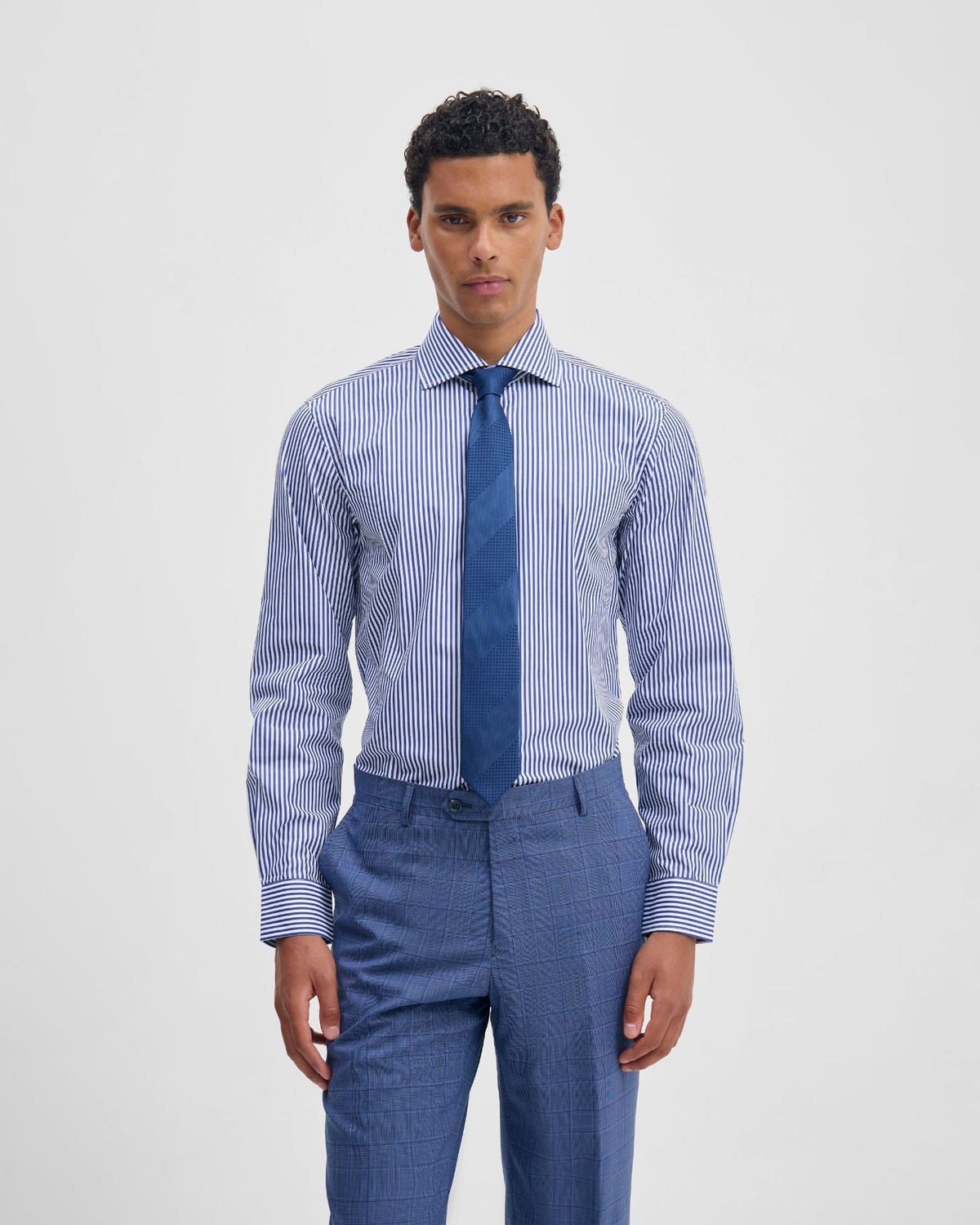 Trafalgar Slim Fit Stripe Shirt