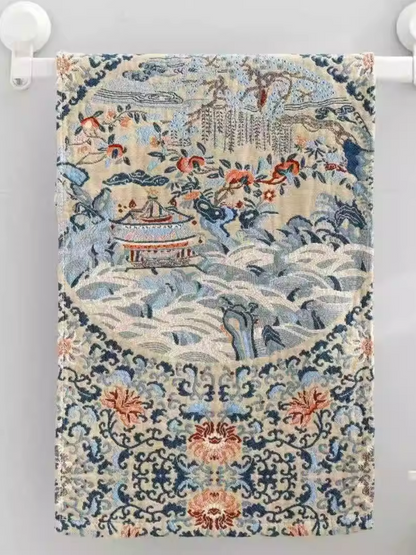 Artsy Ethni 提花麻質面巾 3 件套