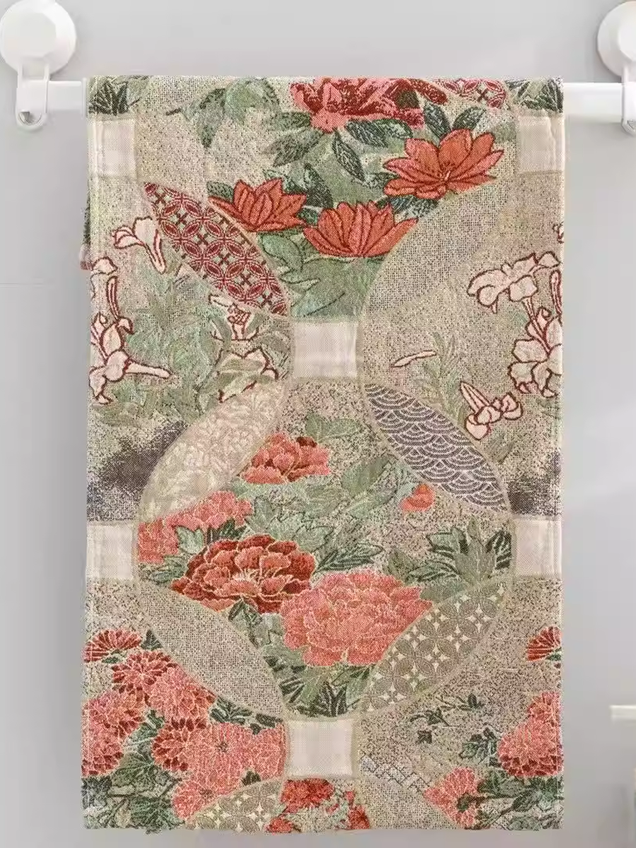 Artsy Ethni 提花麻質面巾 3 件套