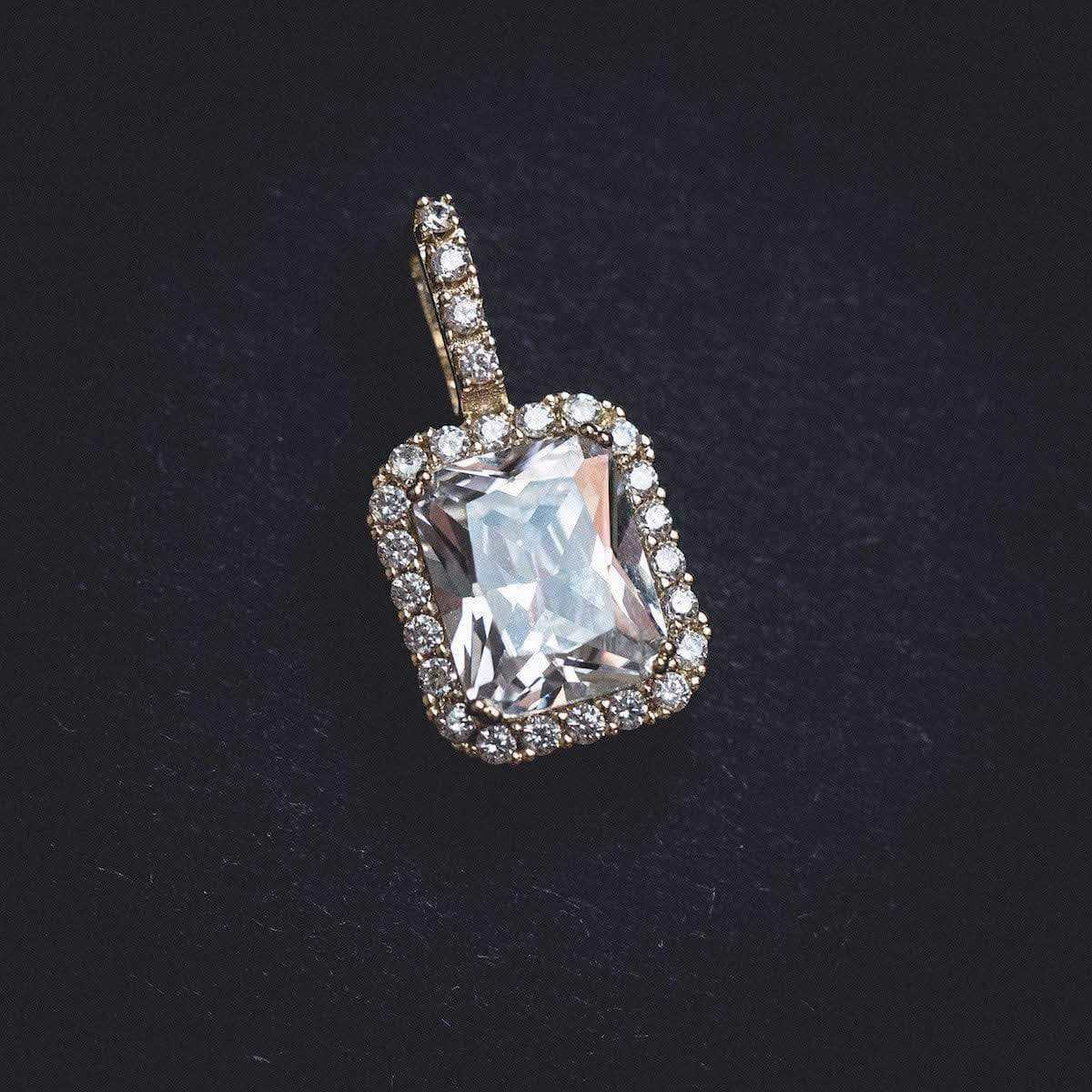 18k Vermeil Diamond Stone