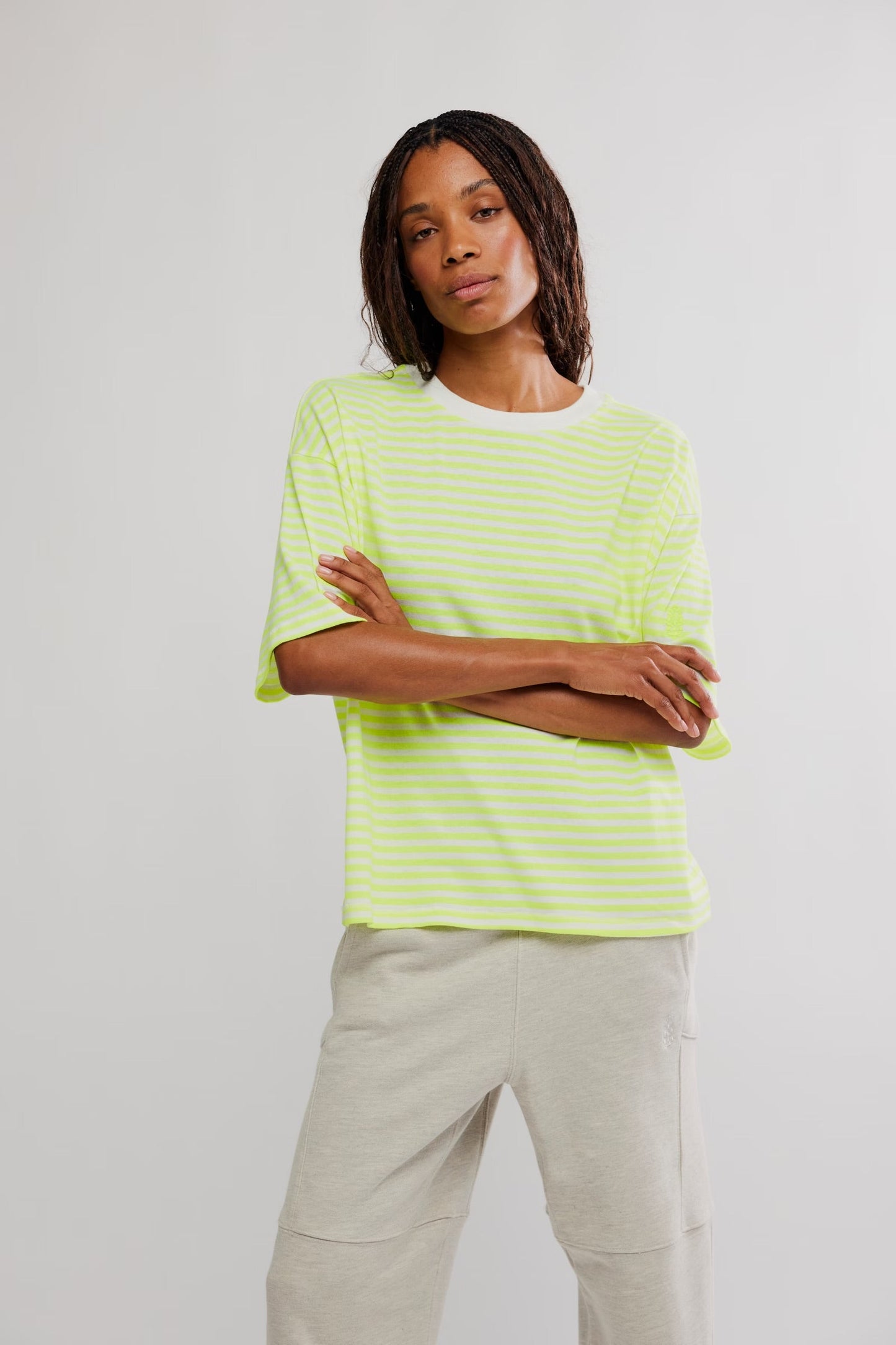 stripe tackle tee