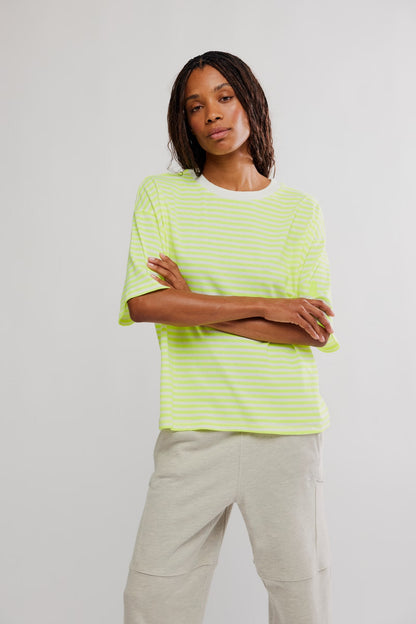 stripe tackle tee