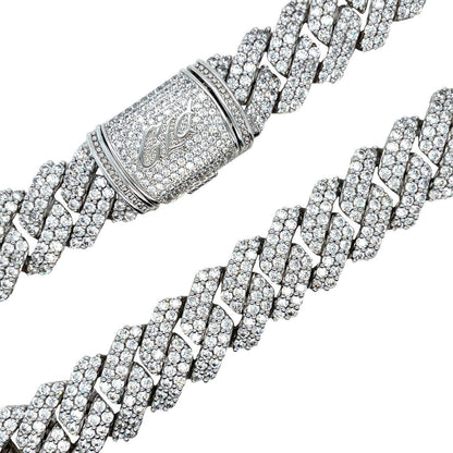 19MM Diamond Prong Cuban