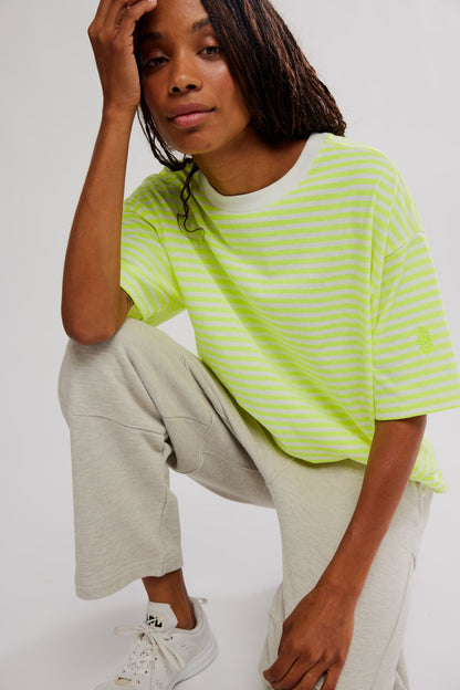 stripe tackle tee