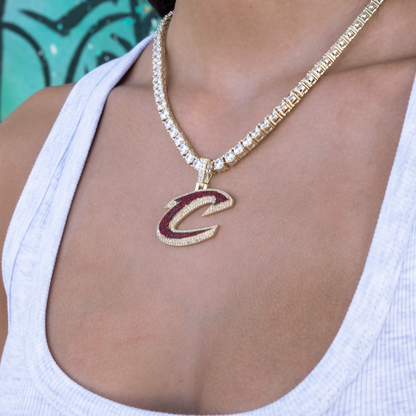 Cleveland Cavaliers Official NBA Logo Pendant