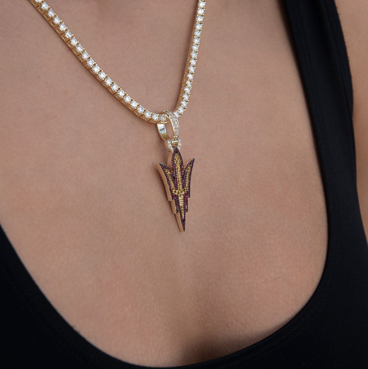 Arizona State Sun Devils Official NCAA Logo Pendant
