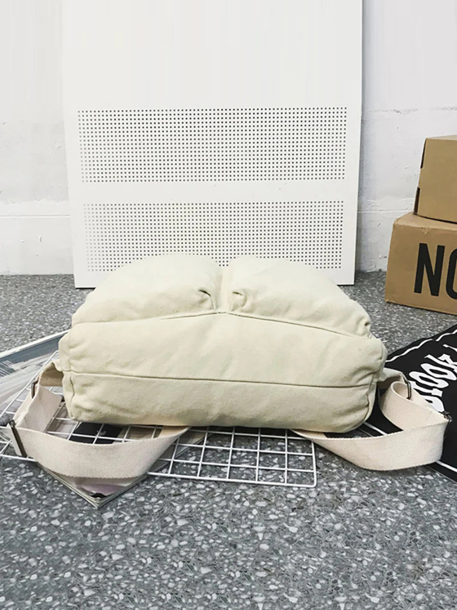 男女通用純色書包背包