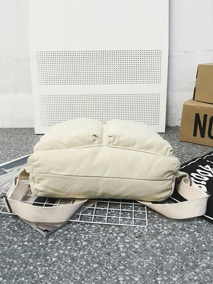 男女通用純色書包背包