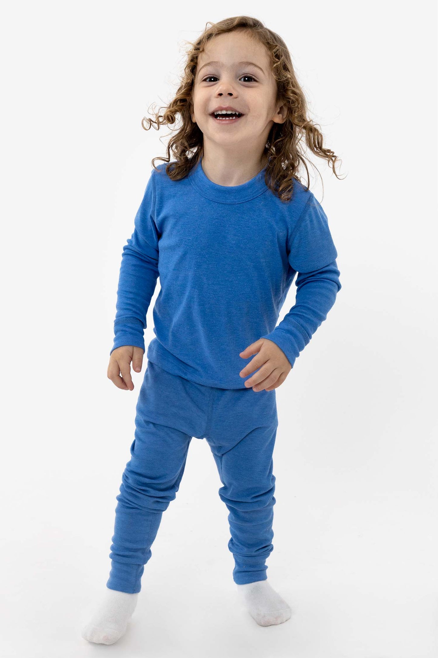 FFR107 - Kids 50/50 Long Sleeve Rib Top