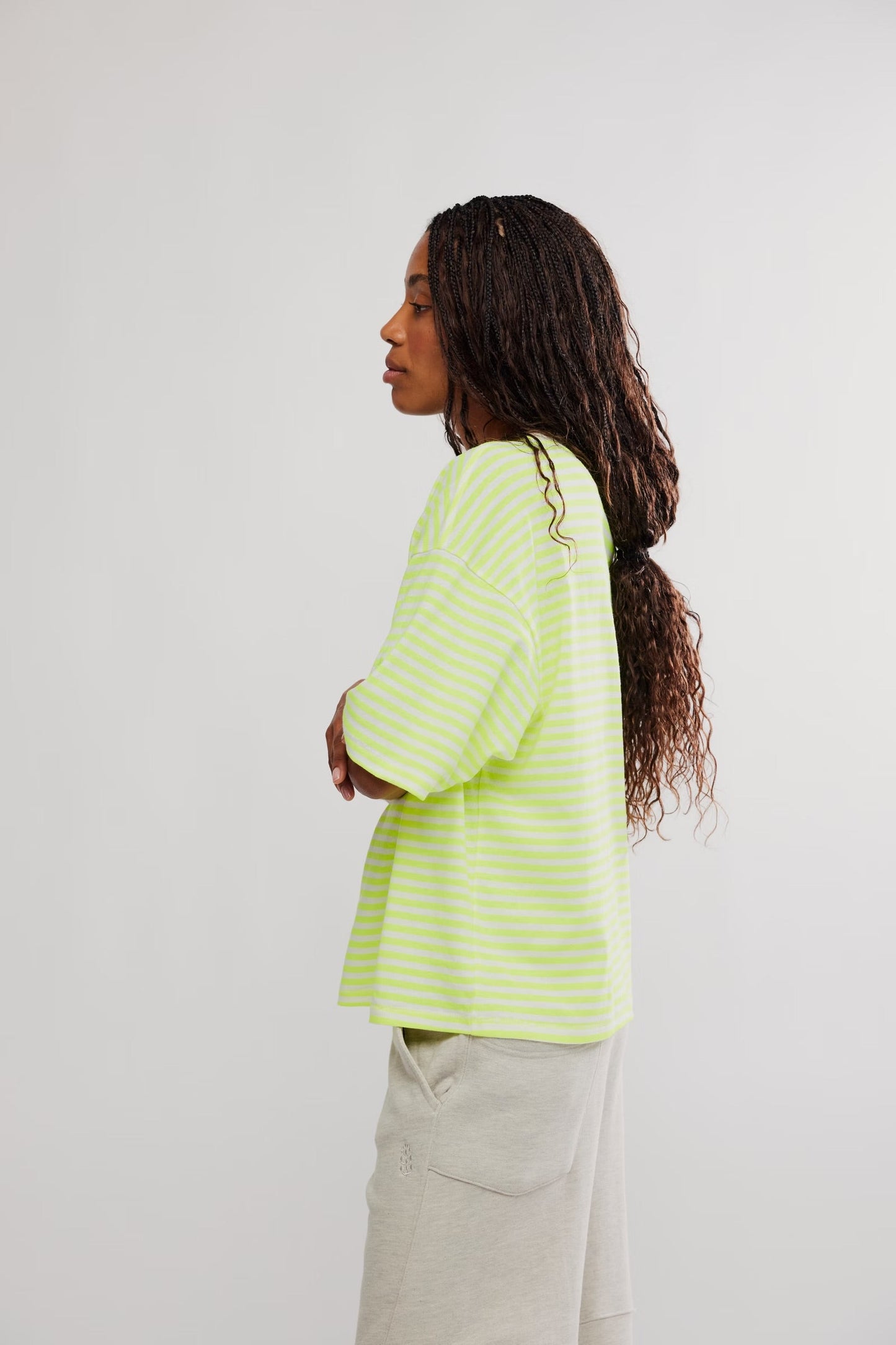 stripe tackle tee