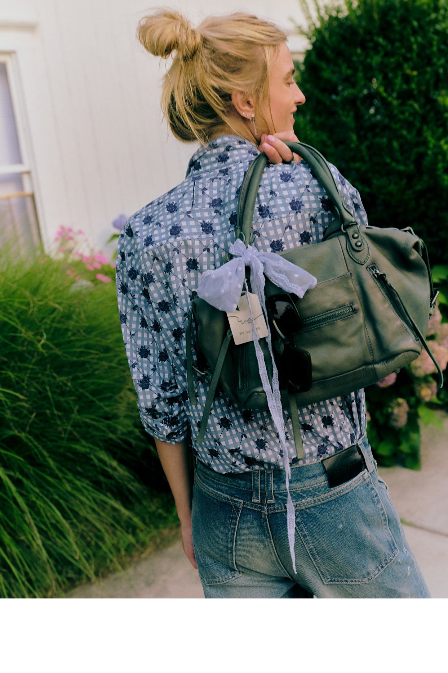 hidden flower camo top