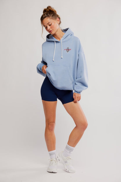 final call front logo hoodie