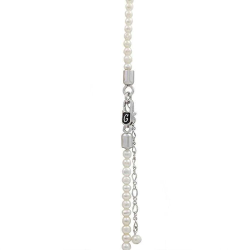 8+2" 3mm White Pearl Anklet