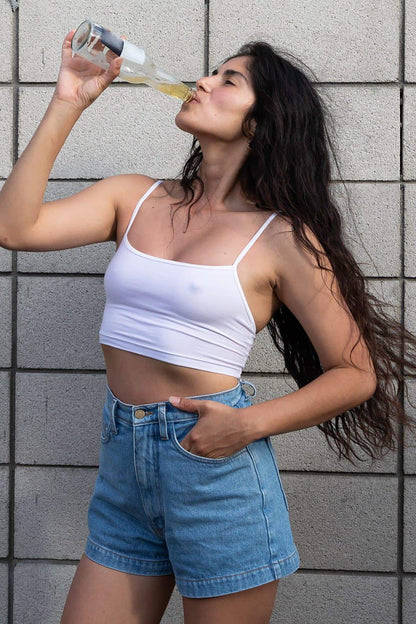 8396 - Spaghetti Crop Top
