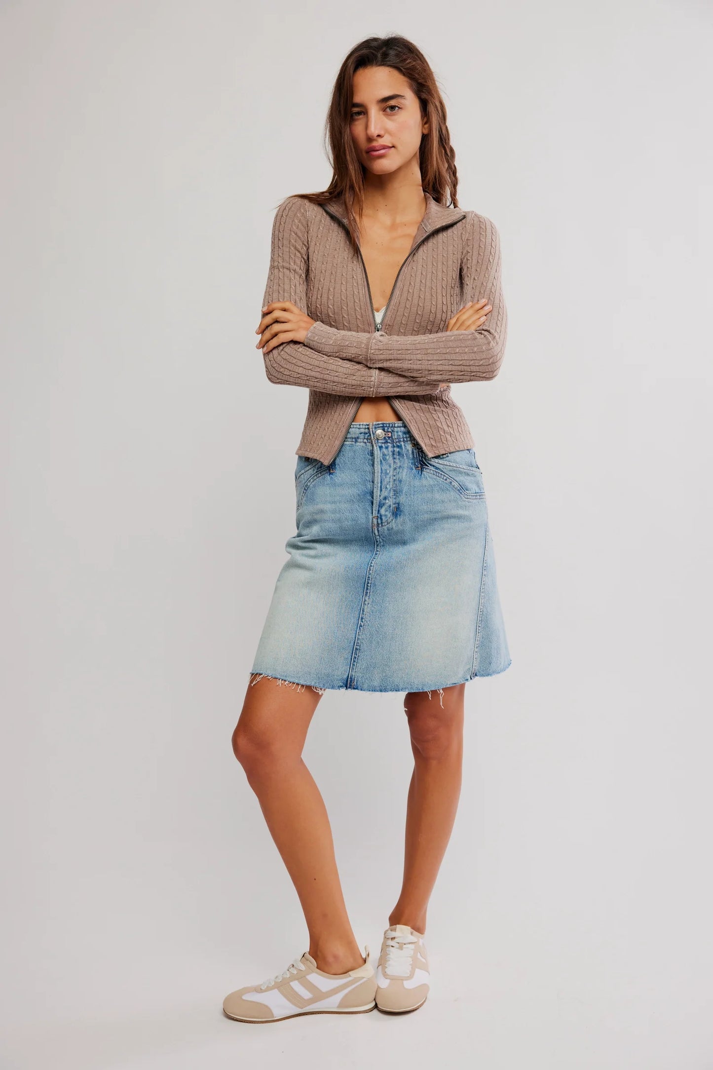 brunch girl zip up