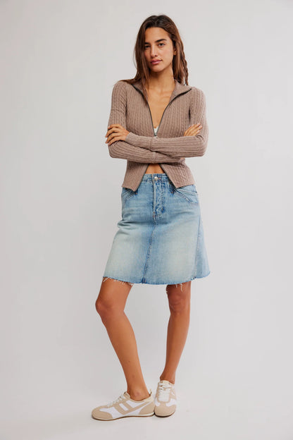 brunch girl zip up