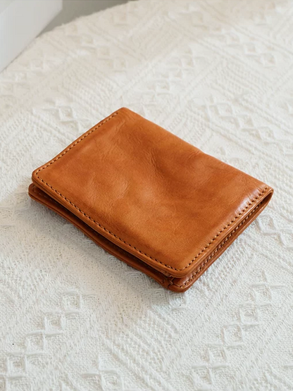 真皮短錢包