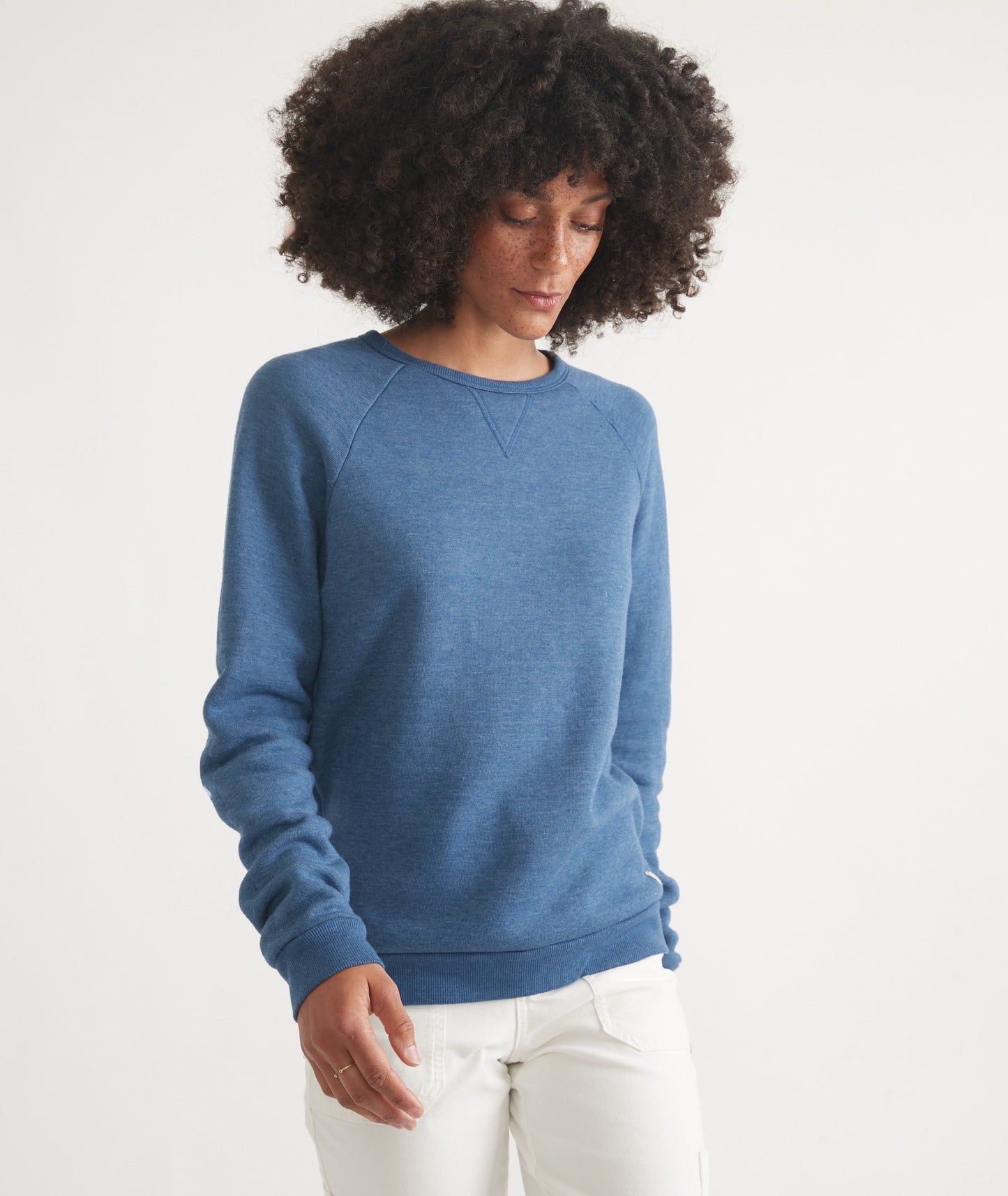 Women's Re-Spun Custom Dyed Sherpa Crew Pullover
