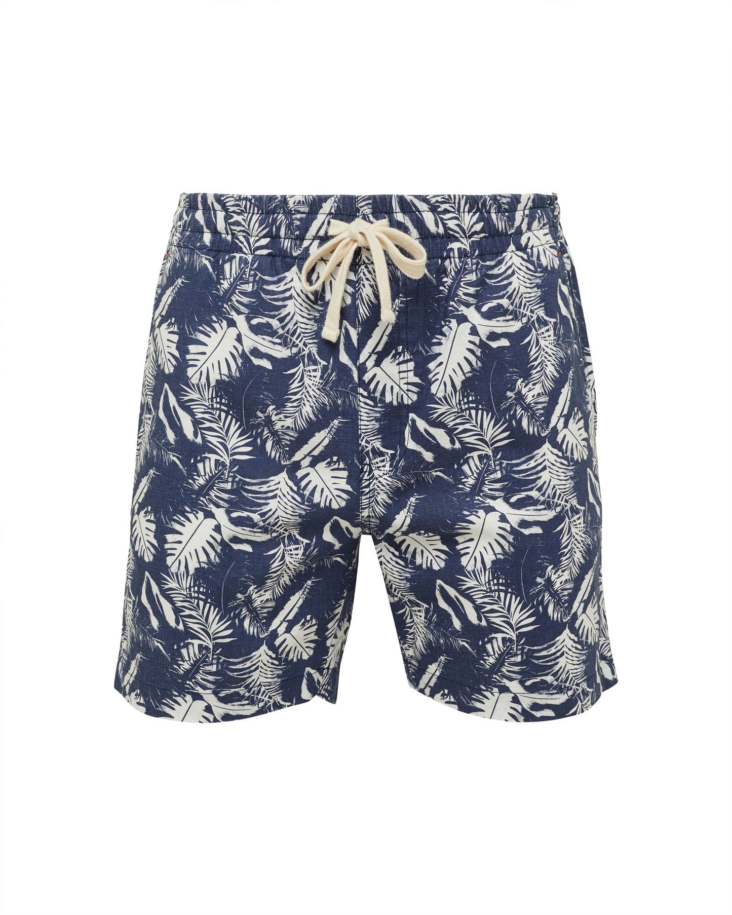 Toby Palm Tree Linen Cotton Shorts