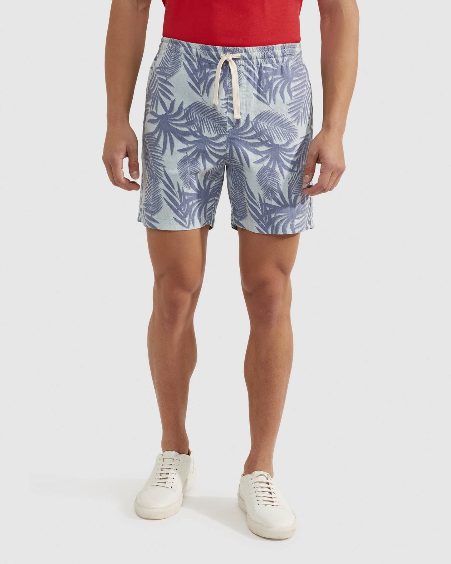 Toby Linen Cotton Printed Shorts