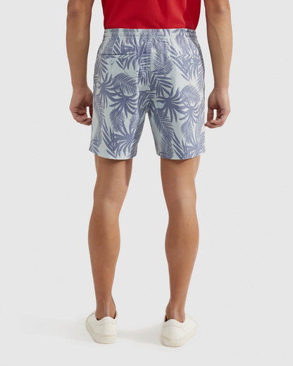 Toby Linen Cotton Printed Shorts