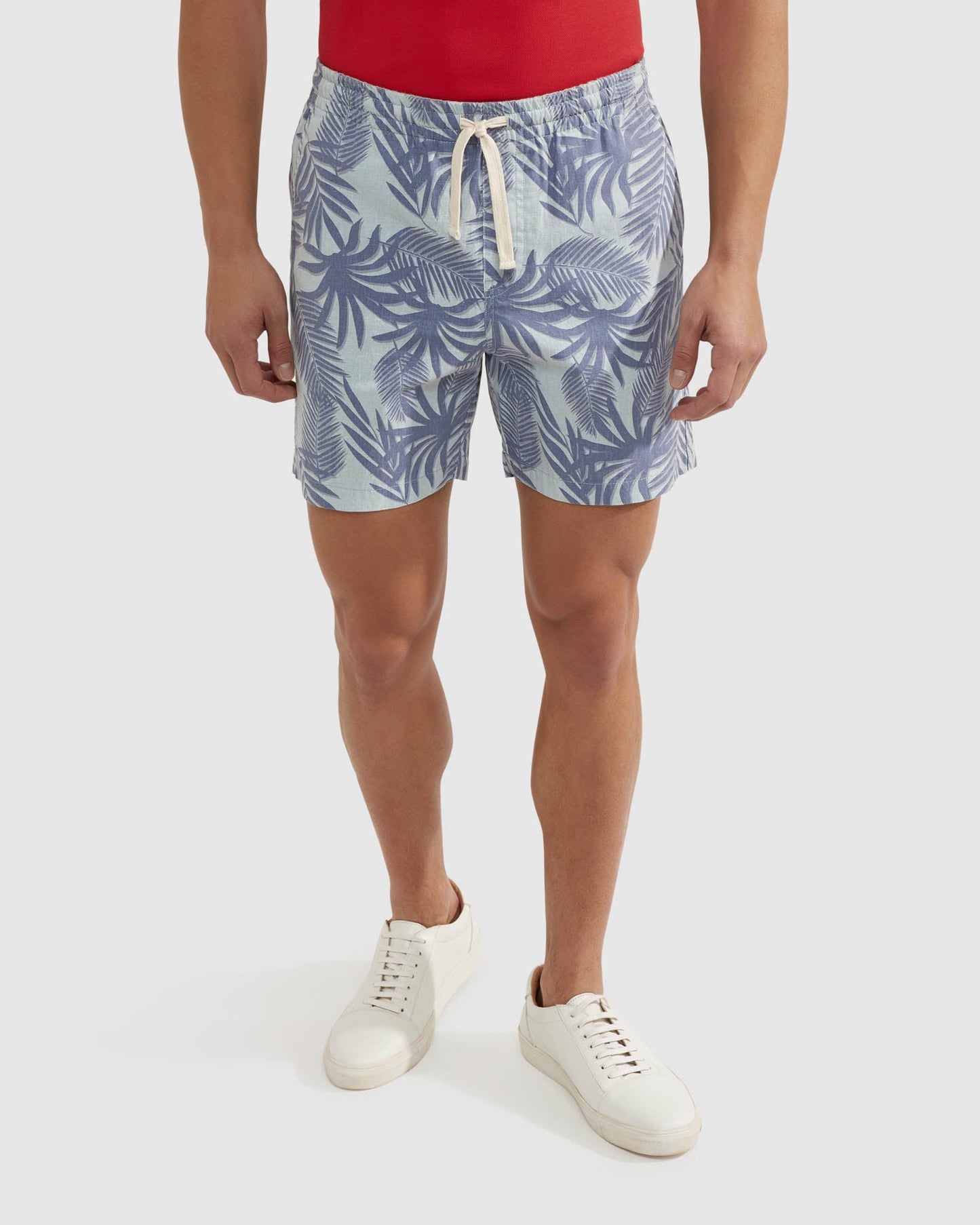 Toby Linen Cotton Printed Shorts