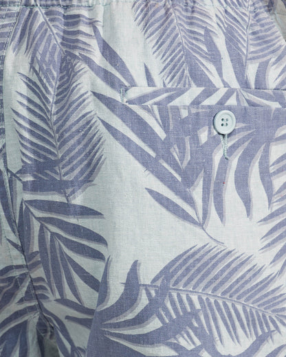 Toby Linen Cotton Printed Shorts