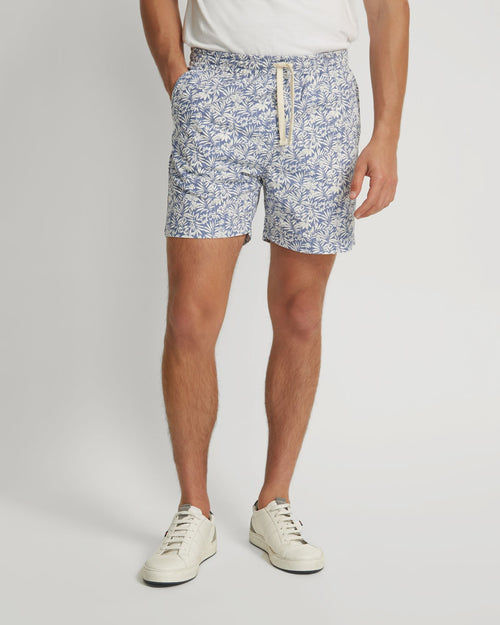 Toby Linen Cotton Printed Shorts