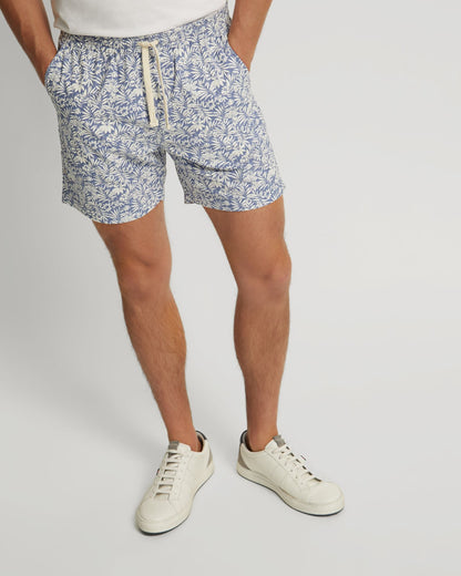 Toby Linen Cotton Printed Shorts