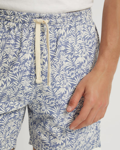 Toby Linen Cotton Printed Shorts