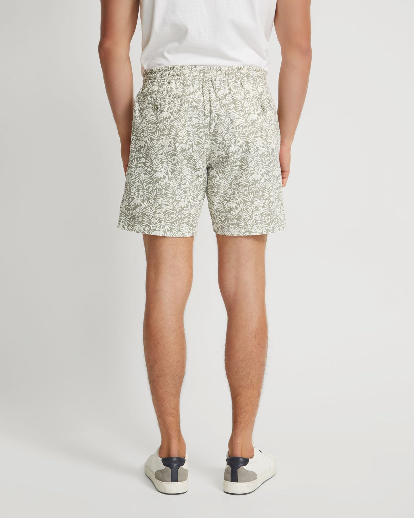 Toby Linen Cotton Printed Shorts