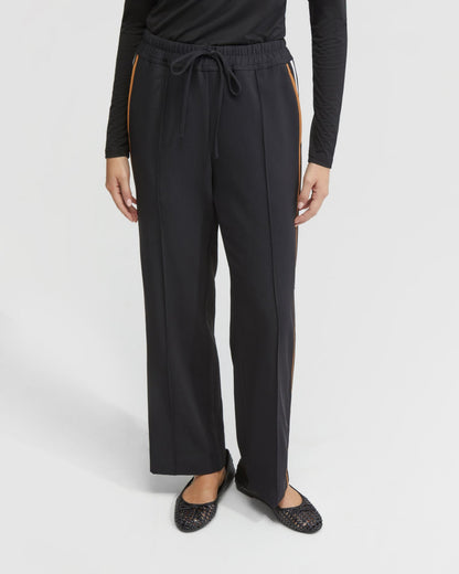 Violet Contrast Stripe Pants