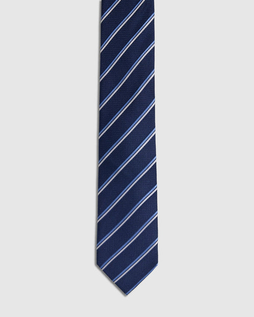 Walker Stripe 7Cm Silk Tie
