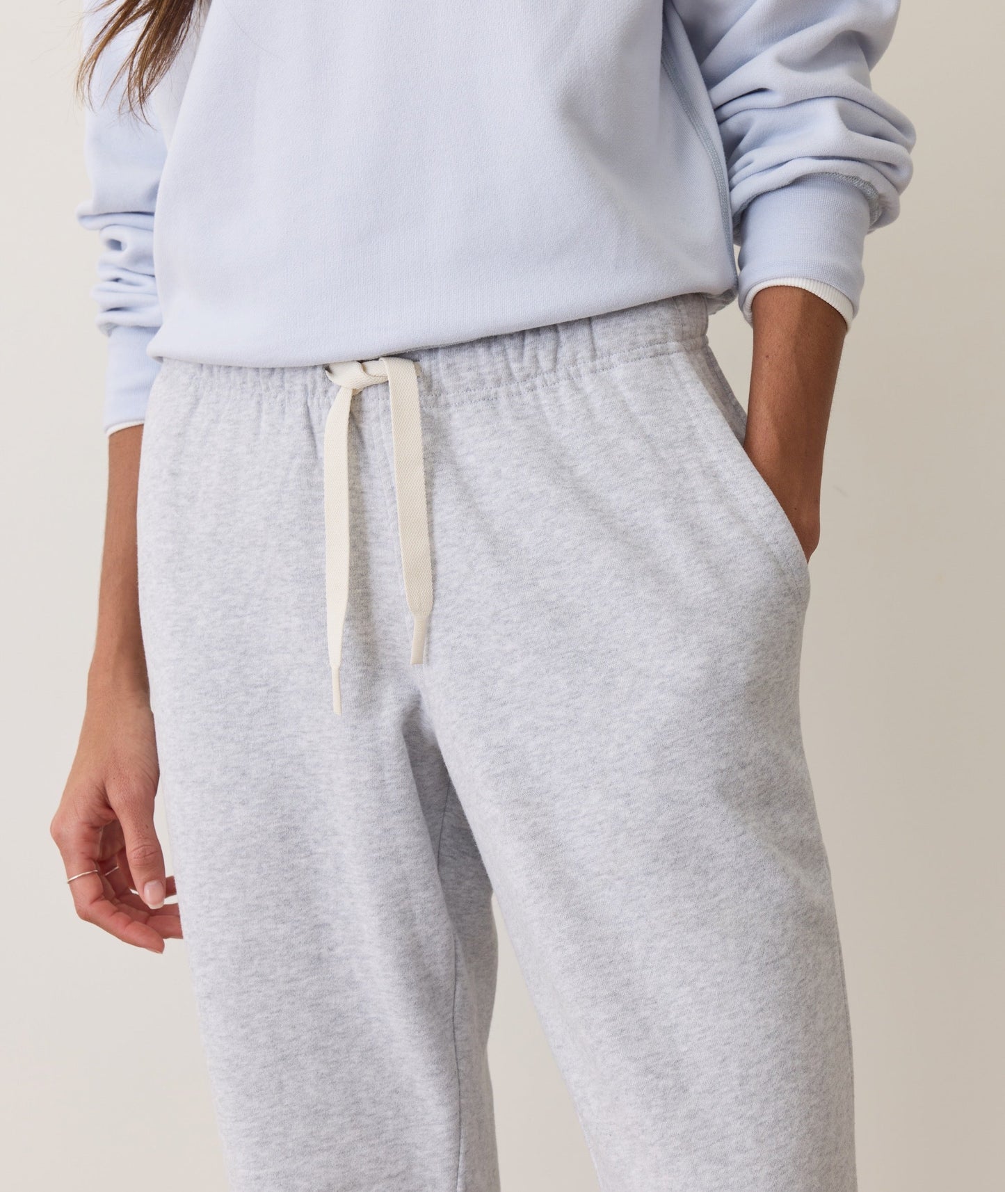 Women's Cloud 9 Fleece Sweatpant in Light Heather Grey