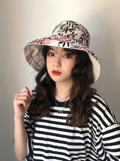 女夏季遮陽帽純色折帽