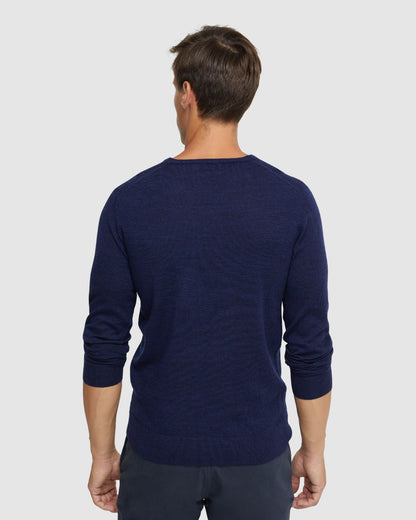 V-Neck Pure Merino Wool Knit