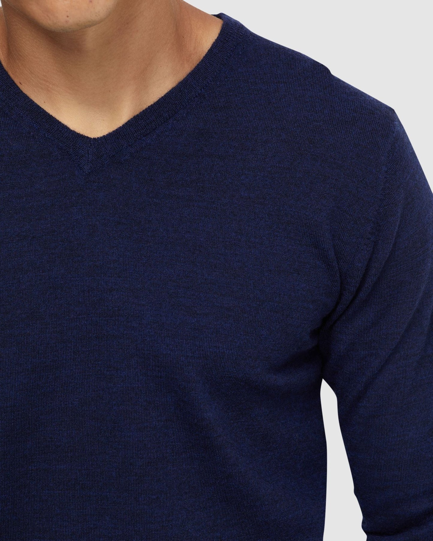V-Neck Pure Merino Wool Knit