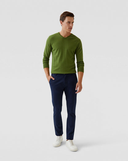 V-Neck Pure Merino Wool Knit